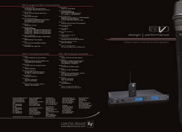 Electro-Voice N/DYM 967 Manual pdf manual